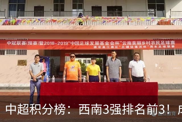 中超积分榜：西南3强排名前3！成都15分领跑，上海双雄接近降级区